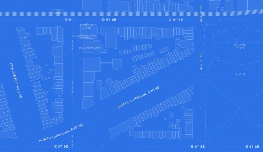 Blue Print Map Screenshot