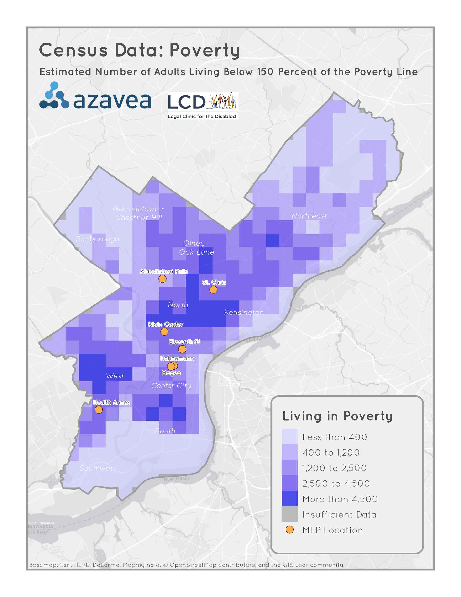 Map of Poverty In Philadelphia