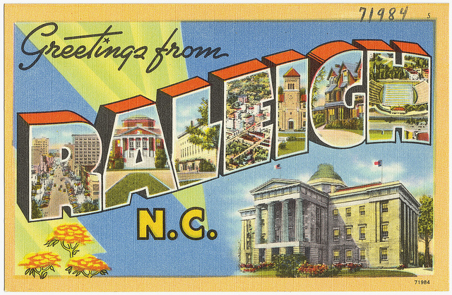 Postcard of Raleigh NC