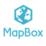 Mapbox company's logo: A hexagonal globe in blue